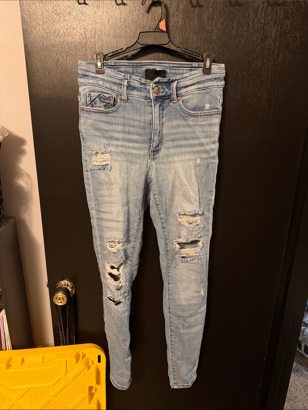 Buckle Black Fit 75 Ripped Skinny Jeans